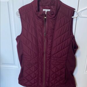 Maurice’s Quilted Burgundy Vest